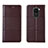 Coque Portefeuille Livre Cuir Etui Clapet C03 pour Xiaomi Redmi Note 9 Marron