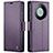 Coque Portefeuille Livre Cuir Etui Clapet C03S pour Huawei Mate 60 Pro+ Plus Violet