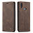 Coque Portefeuille Livre Cuir Etui Clapet C03S pour Samsung Galaxy A10s Marron