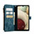 Coque Portefeuille Livre Cuir Etui Clapet C03S pour Samsung Galaxy A12 5G Petit