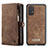 Coque Portefeuille Livre Cuir Etui Clapet C03S pour Samsung Galaxy A32 4G Marron