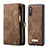 Coque Portefeuille Livre Cuir Etui Clapet C03S pour Samsung Galaxy A70 Marron