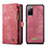 Coque Portefeuille Livre Cuir Etui Clapet C03S pour Samsung Galaxy S20 FE 4G Rouge