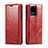 Coque Portefeuille Livre Cuir Etui Clapet C03S pour Samsung Galaxy S20 Ultra 5G Rouge