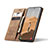 Coque Portefeuille Livre Cuir Etui Clapet C03S pour Samsung Galaxy S21 5G Petit