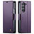 Coque Portefeuille Livre Cuir Etui Clapet C03S pour Samsung Galaxy Z Fold5 5G Violet