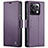 Coque Portefeuille Livre Cuir Etui Clapet C03S pour Xiaomi Redmi Note 13 Pro 5G Violet