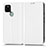 Coque Portefeuille Livre Cuir Etui Clapet C03X pour Google Pixel 5 Blanc