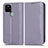 Coque Portefeuille Livre Cuir Etui Clapet C03X pour Google Pixel 5 Violet