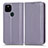 Coque Portefeuille Livre Cuir Etui Clapet C03X pour Google Pixel 5a 5G Violet