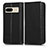 Coque Portefeuille Livre Cuir Etui Clapet C03X pour Google Pixel 7 5G Noir