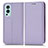 Coque Portefeuille Livre Cuir Etui Clapet C03X pour OnePlus Nord 2 5G Violet