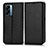 Coque Portefeuille Livre Cuir Etui Clapet C03X pour OnePlus Nord N300 5G Noir