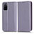 Coque Portefeuille Livre Cuir Etui Clapet C03X pour Oppo A55S 5G Violet