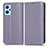 Coque Portefeuille Livre Cuir Etui Clapet C03X pour Oppo A96 4G Violet