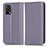 Coque Portefeuille Livre Cuir Etui Clapet C03X pour Oppo F19s Violet