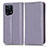 Coque Portefeuille Livre Cuir Etui Clapet C03X pour Oppo Find X5 5G Violet