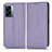 Coque Portefeuille Livre Cuir Etui Clapet C03X pour Oppo K10 5G India Violet
