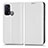 Coque Portefeuille Livre Cuir Etui Clapet C03X pour Oppo Reno5 A Blanc