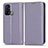 Coque Portefeuille Livre Cuir Etui Clapet C03X pour Oppo Reno5 A Violet