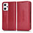 Coque Portefeuille Livre Cuir Etui Clapet C03X pour Oppo Reno7 A Rouge