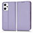 Coque Portefeuille Livre Cuir Etui Clapet C03X pour Oppo Reno7 A Violet