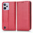 Coque Portefeuille Livre Cuir Etui Clapet C03X pour Realme C31 Rouge