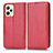 Coque Portefeuille Livre Cuir Etui Clapet C03X pour Realme C35 Rouge