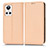 Coque Portefeuille Livre Cuir Etui Clapet C03X pour Realme GT Neo3 5G Or