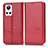 Coque Portefeuille Livre Cuir Etui Clapet C03X pour Realme GT Neo3 5G Rouge