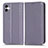Coque Portefeuille Livre Cuir Etui Clapet C03X pour Samsung Galaxy A04E Violet