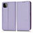 Coque Portefeuille Livre Cuir Etui Clapet C03X pour Samsung Galaxy A22s 5G Violet