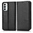 Coque Portefeuille Livre Cuir Etui Clapet C03X pour Samsung Galaxy F23 5G Noir