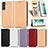 Coque Portefeuille Livre Cuir Etui Clapet C03X pour Samsung Galaxy S22 5G Petit