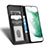 Coque Portefeuille Livre Cuir Etui Clapet C03X pour Samsung Galaxy S22 5G Petit
