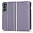 Coque Portefeuille Livre Cuir Etui Clapet C03X pour Samsung Galaxy S22 5G Violet