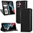 Coque Portefeuille Livre Cuir Etui Clapet C03X pour Samsung Galaxy S22 Ultra 5G Petit