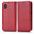 Coque Portefeuille Livre Cuir Etui Clapet C03X pour Samsung Galaxy XCover 6 Pro 5G Rouge