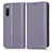 Coque Portefeuille Livre Cuir Etui Clapet C03X pour Sony Xperia 10 III Lite Violet