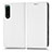 Coque Portefeuille Livre Cuir Etui Clapet C03X pour Sony Xperia 5 III Blanc