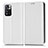 Coque Portefeuille Livre Cuir Etui Clapet C03X pour Xiaomi Mi 11i 5G (2022) Blanc