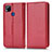 Coque Portefeuille Livre Cuir Etui Clapet C03X pour Xiaomi POCO C31 Rouge