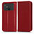 Coque Portefeuille Livre Cuir Etui Clapet C03X pour Xiaomi Poco C40 Rouge