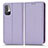 Coque Portefeuille Livre Cuir Etui Clapet C03X pour Xiaomi POCO M3 Pro 5G Violet