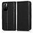 Coque Portefeuille Livre Cuir Etui Clapet C03X pour Xiaomi Redmi Note 11 5G Noir