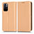 Coque Portefeuille Livre Cuir Etui Clapet C03X pour Xiaomi Redmi Note 11 5G Or