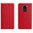 Coque Portefeuille Livre Cuir Etui Clapet C04 pour Xiaomi Redmi Note 9 Rouge