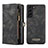 Coque Portefeuille Livre Cuir Etui Clapet C04S pour Samsung Galaxy S22 Plus 5G Noir