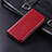 Coque Portefeuille Livre Cuir Etui Clapet C04X pour Xiaomi Redmi 9 India Rouge