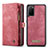 Coque Portefeuille Livre Cuir Etui Clapet C05S pour Samsung Galaxy S20 5G Rouge